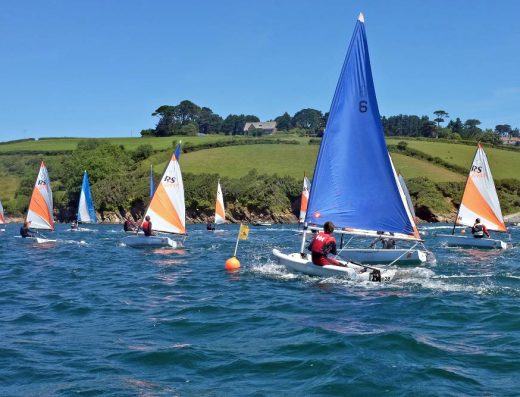 Sailing on the Helford River in good weather with CST Experiences