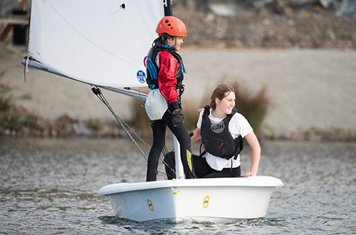 Assistant dinghy instructor training on the river and lake with CST Experiences